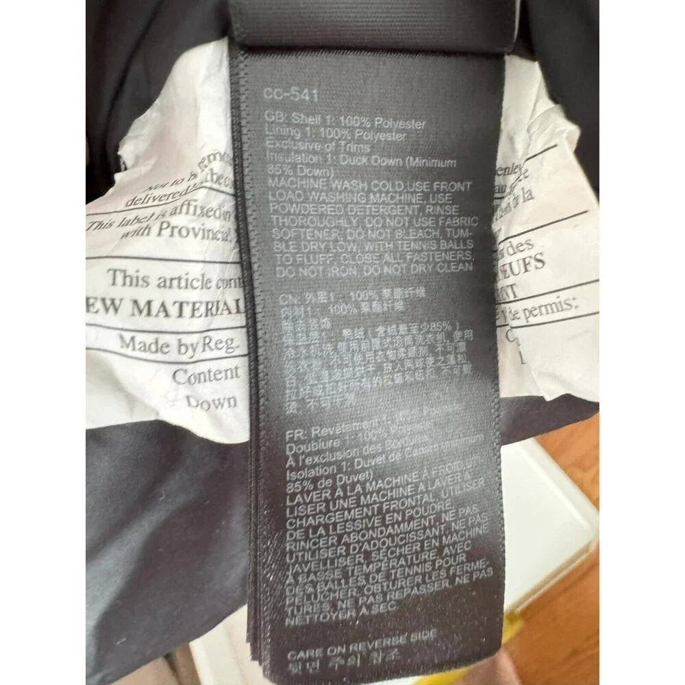 Marmot Mens 4XT Black Full Zip 700 Fill Winter Quilted Jacket Guides Down Hooded - Picture 6 of 8